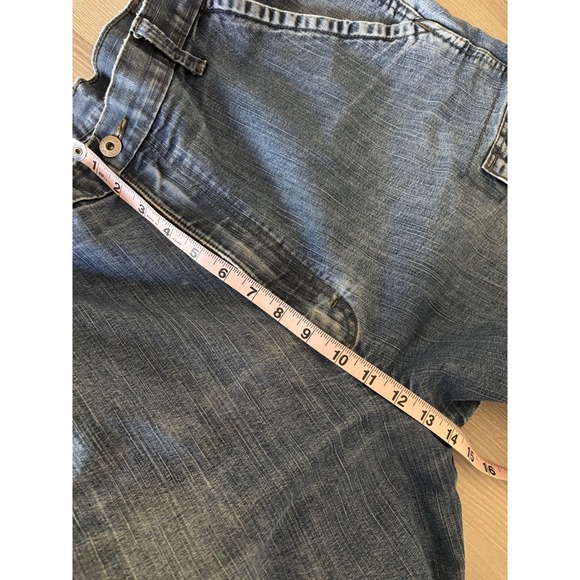 Wrangler Mens Denim Cargo Shorts 38 Outdoor Utility Gorpcore Camping Utility - Picture 9 of 10